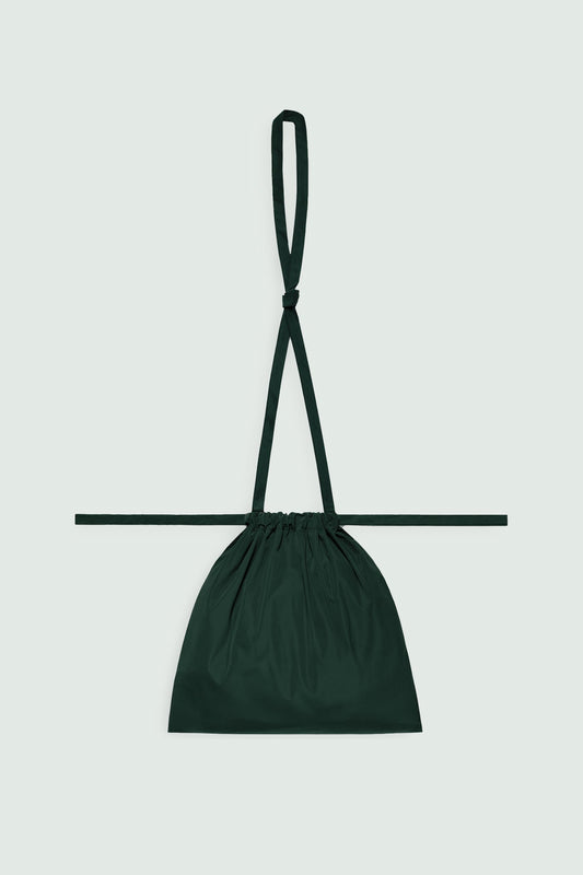 Drawstring Bag with Strap SS 30 Green