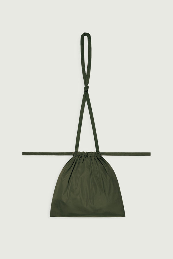 Drawstring Bag with Strap SS 30 Khaki