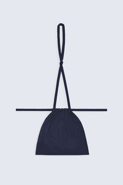 Drawstring Bag with Strap SS 30 Navy