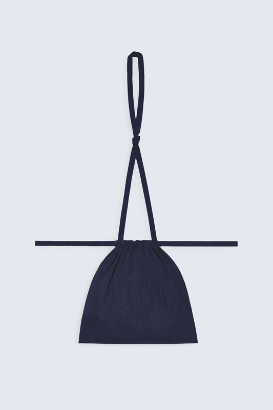 Drawstring Bag with Strap SS 30 Navy