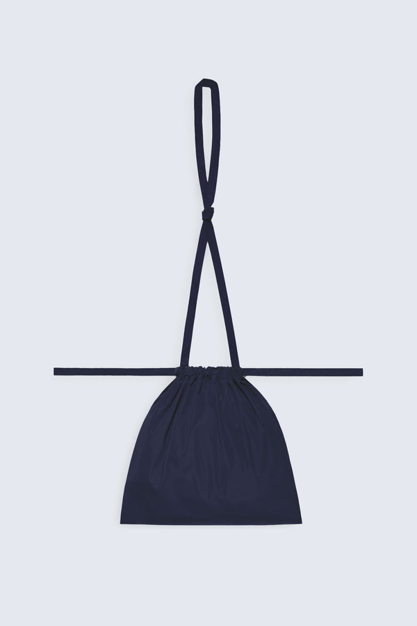 Drawstring Bag with Strap SS 30 Navy