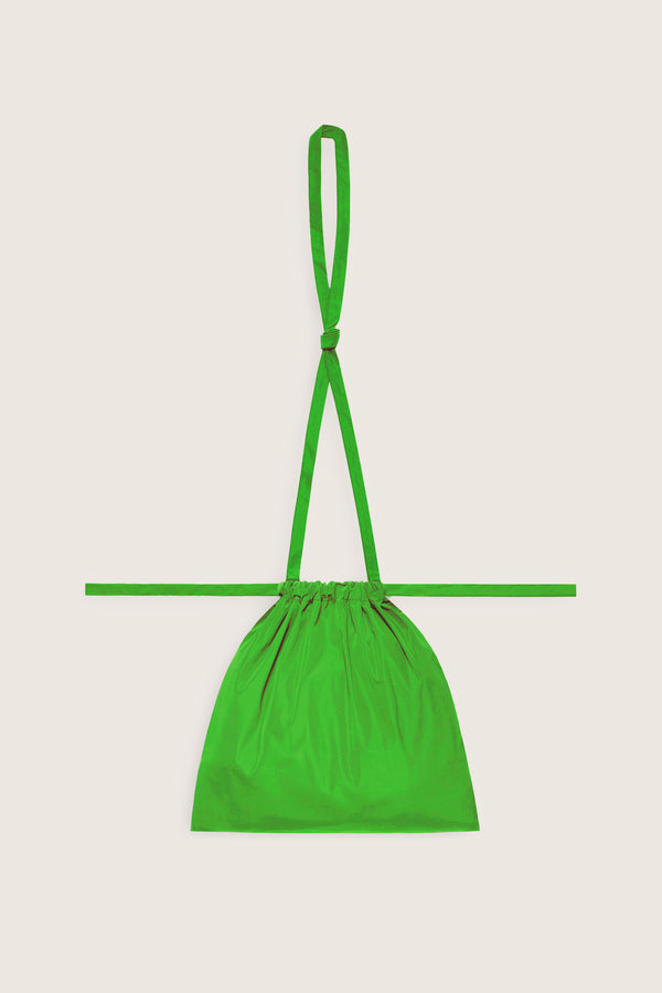 Drawstring Bag with Strap SS 30 Neon Green