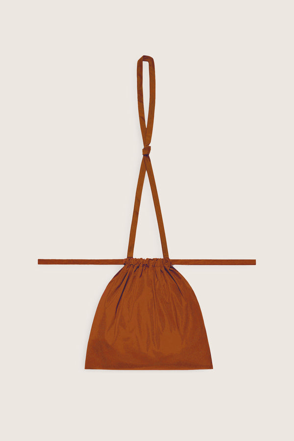 Drawstring Bag with Strap SS 30 Orange