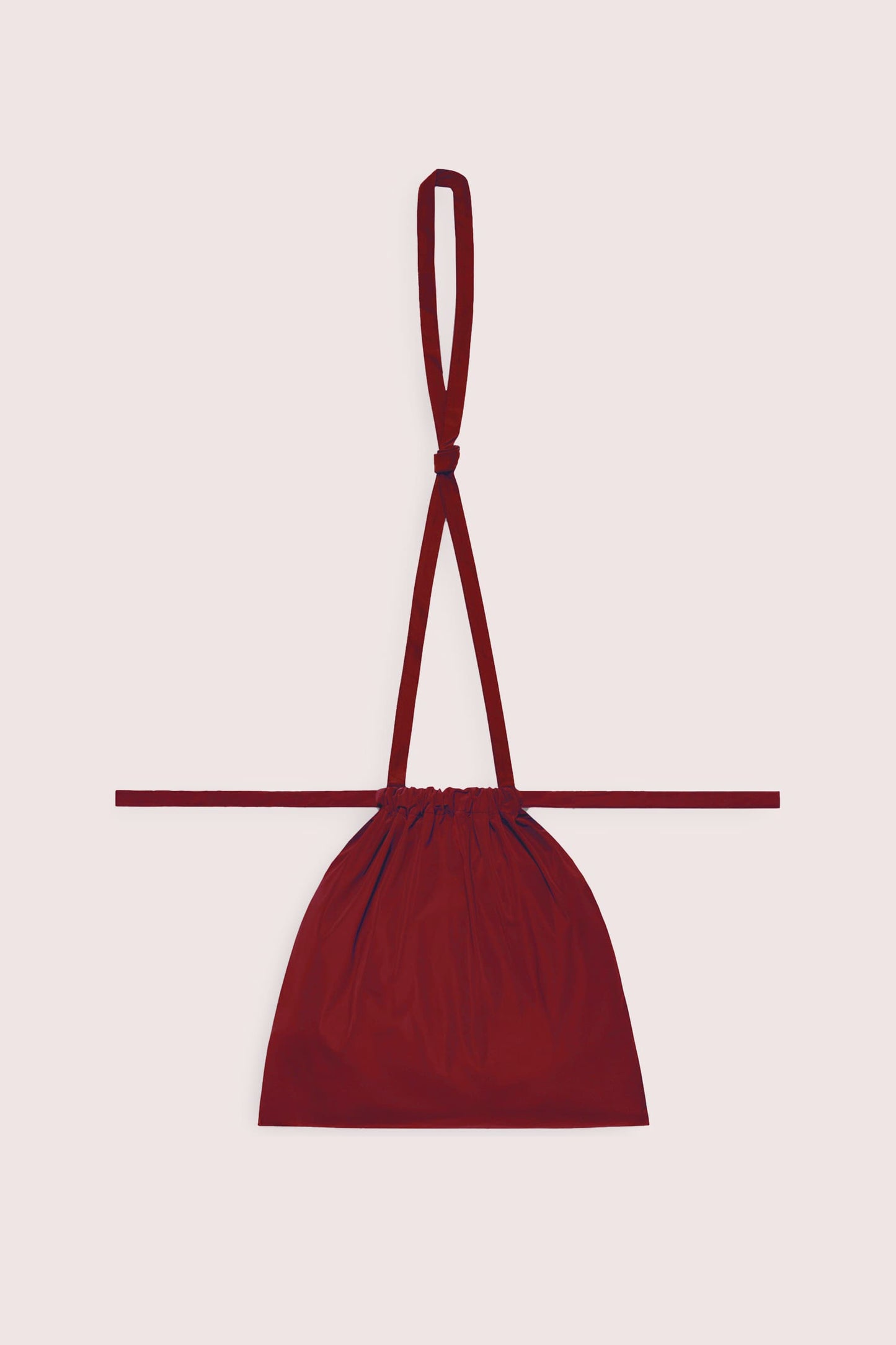 Drawstring Bag with Strap SS 30 Red