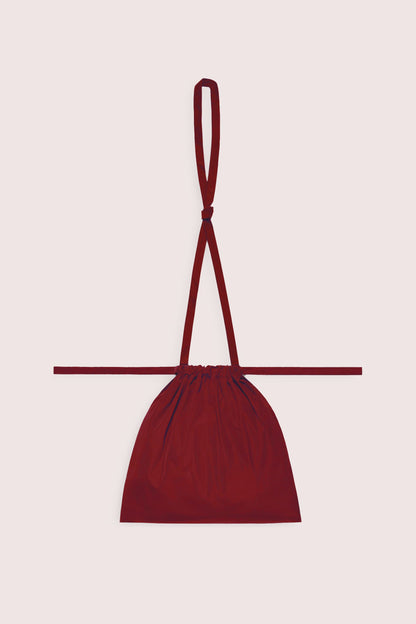 Drawstring Bag with Strap SS 30 Red