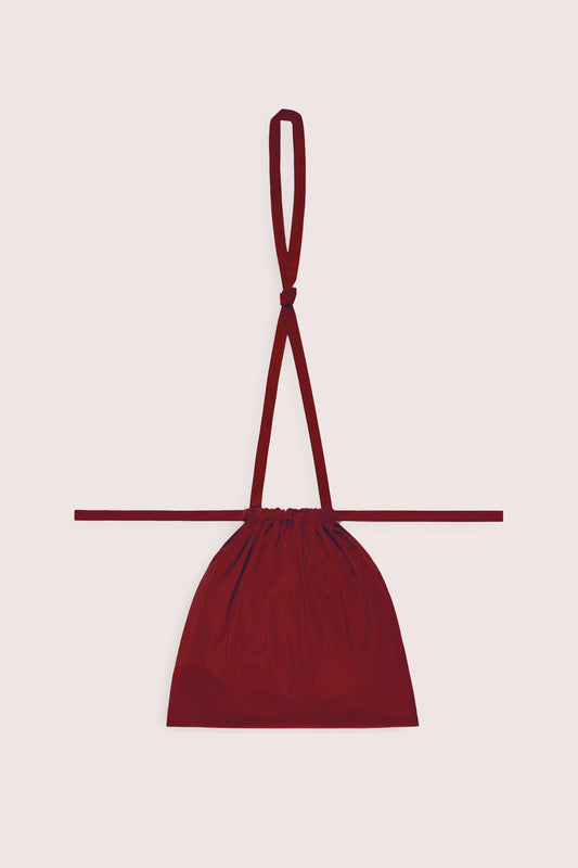 Drawstring Bag with Strap SS 30 Red