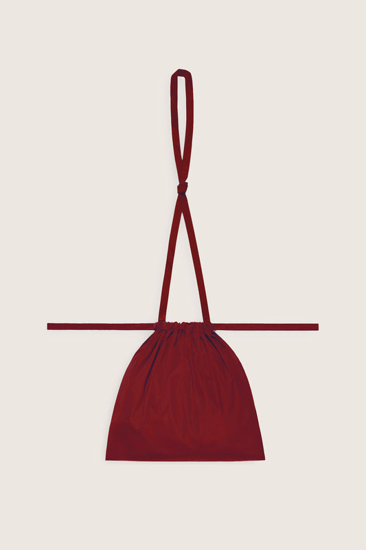Drawstring Bag with Strap SS 30 Red