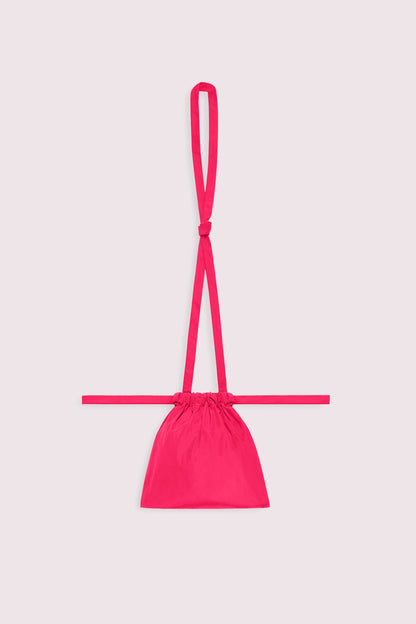Drawstring Bag with Strap XS 22 Neon Pink