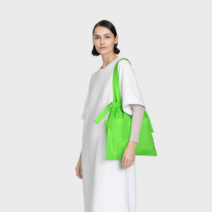 Drawstring Tote Bag SM Blue