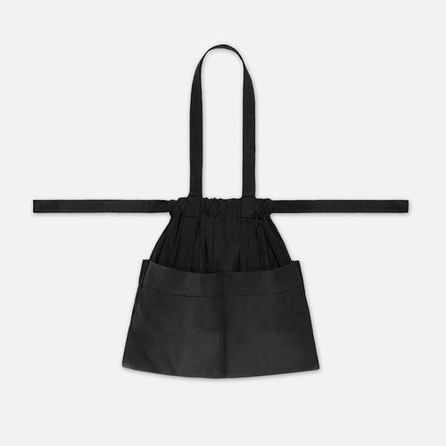 Drawstring Tote Back SM Black