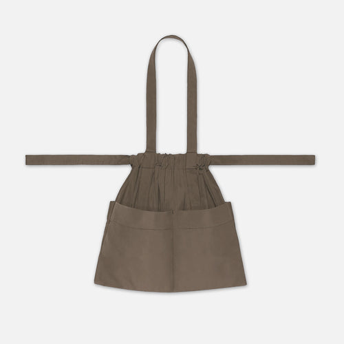 Drawstring Tote Back SM Taupe