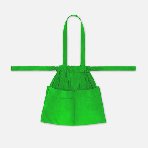Drawstring Tote Back SM Neon Green