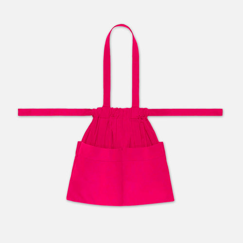 Drawstring Tote Back SM Neon Pink