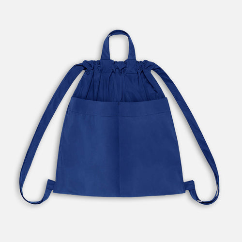 Drawstring Backpack Blue