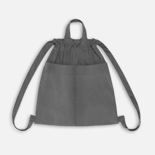 Drawstring Backpack Grey
