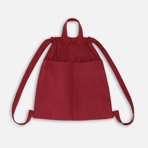 Drawstring Backpack Red