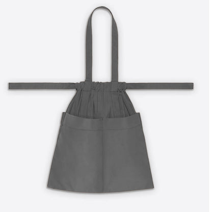 Drawstring Tote Bag Medium Grey