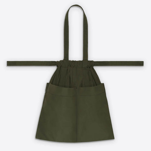 Drawstring Tote Back M Khaki