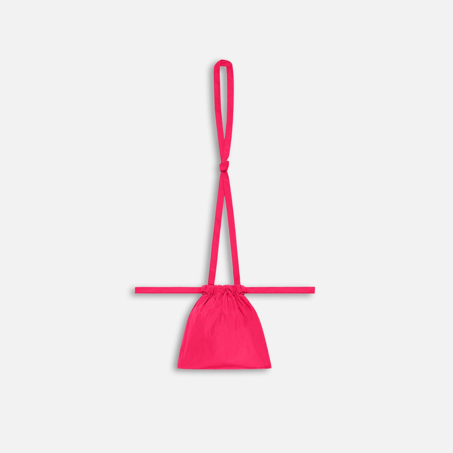 Drawstring Bag with Strap XS 22 Neon Pink