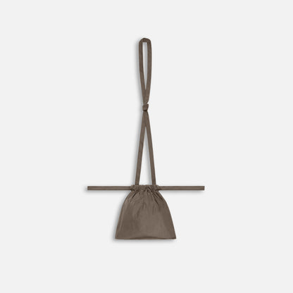 Drawstring Bag with Strap XS 22 Taupe