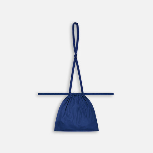 Drawstring Bag with Strap SS 30 Blue