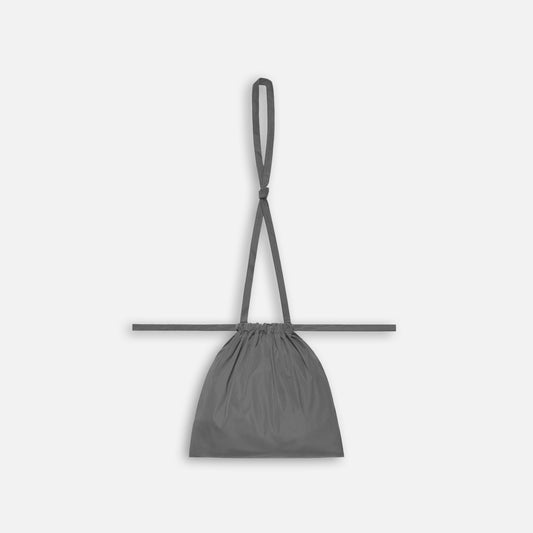 Drawstring Bag with Strap SS 30 Gray