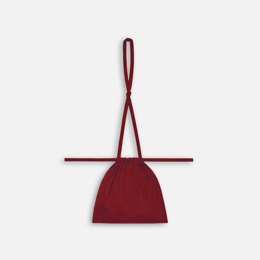 Drawstring Bag with Strap SS 30 Red